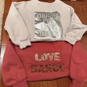 Next Direct Gray and Red Kids Sweatshirts